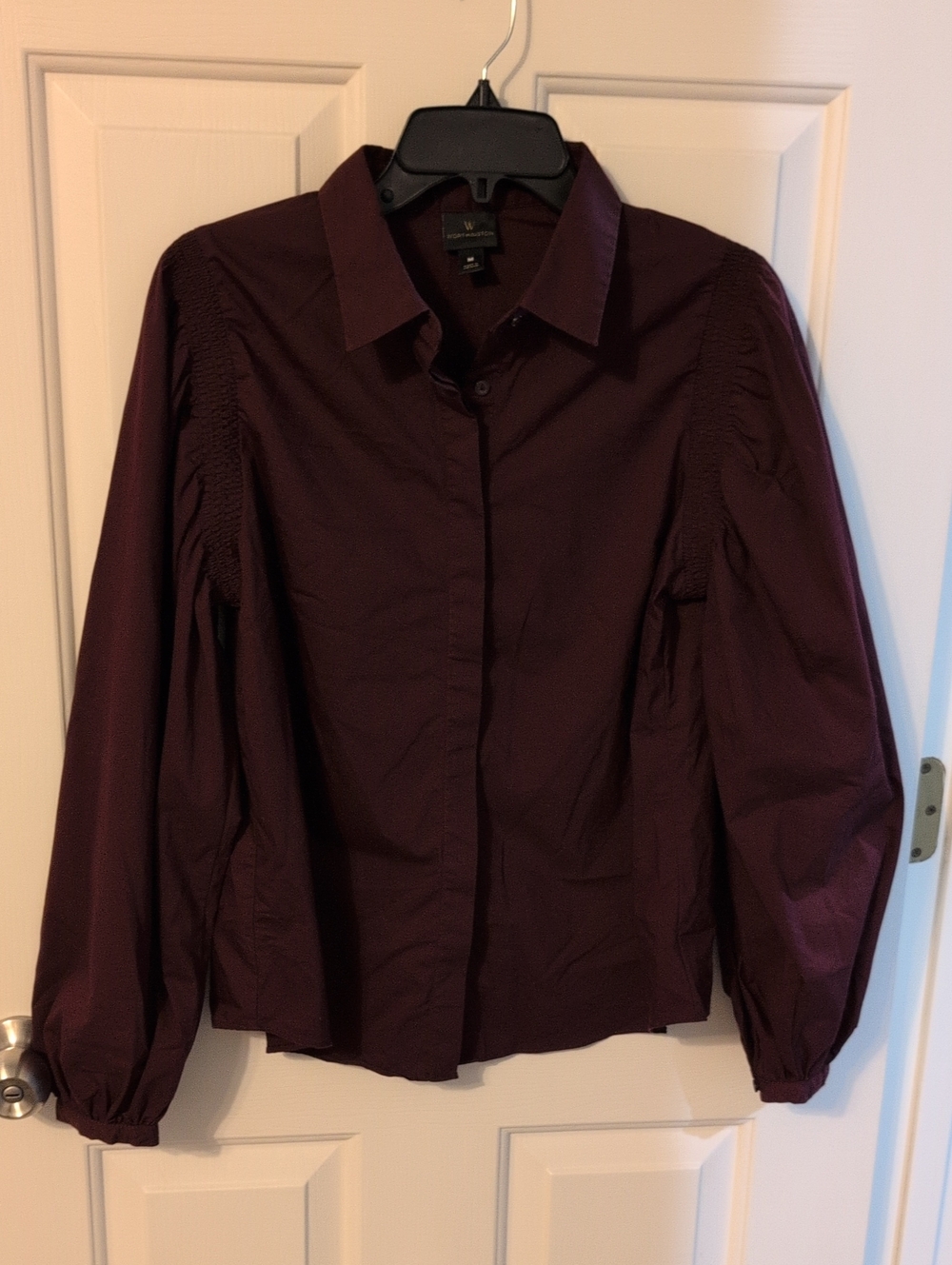 Button-Down Shirt in Plum
